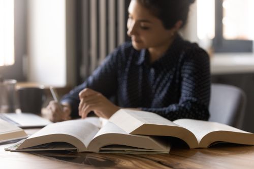 Remote,Learning.,Diligent,Millennial,Mixed,Race,Female,Student,Prepare,For