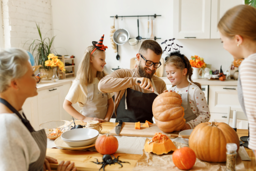 Kolorami święta Halloween są przede wszystkim pomarańczowy i czarny