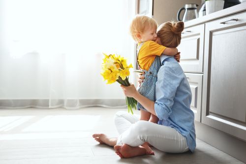 Z okazji niedzieli u matki dzieci dawały matkom prezenty w zamian za otrzymane błogosławieństwo