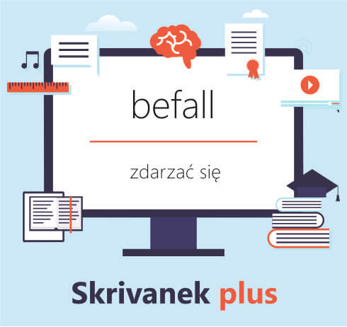 befall